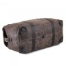 Дорожная сумка коричневого цвета из натуральной качественной кожи Tom Stone (12172) - 4