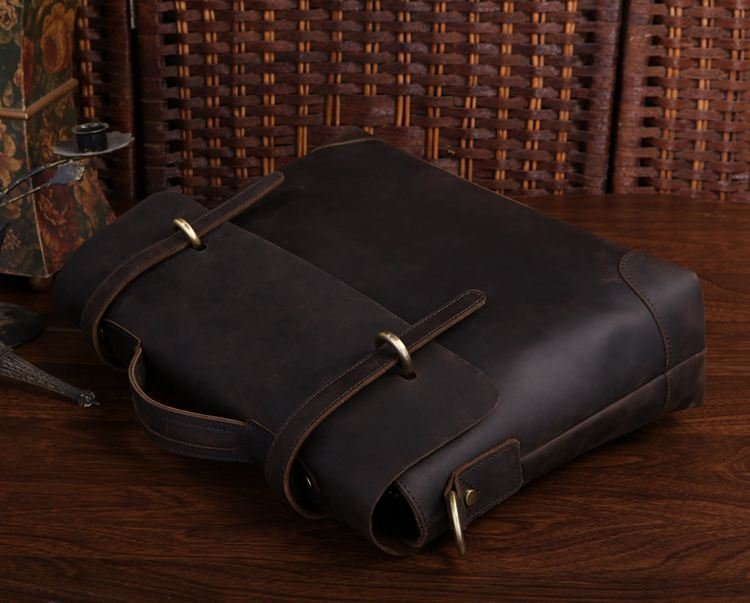 Качественный портфель из натуральной винтажной кожи VINTAGE STYLE (14237)