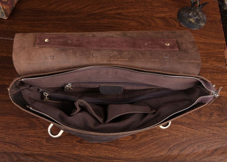 Качественный портфель из натуральной винтажной кожи VINTAGE STYLE (14237)