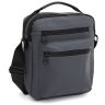 Серая текстильная мужская сумка-барсетка с ручкой Monsen 71758 - 1