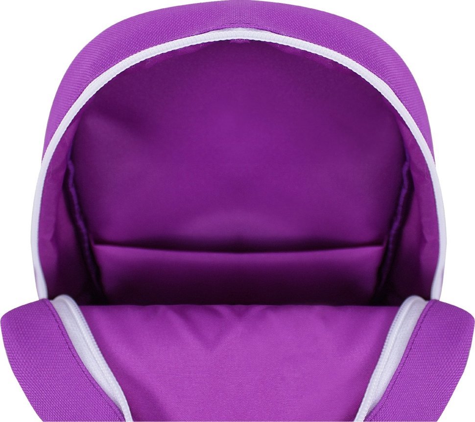 Детский рюкзак фиолетового цвета для девочек из текстиля Monster - Bagland (55558)
