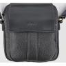 Черная мужская наплечная сумка с клапаном VATTO (11700) - 1