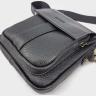Черная мужская наплечная сумка с клапаном VATTO (11700) - 4