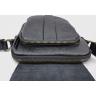 Черная мужская наплечная сумка с клапаном VATTO (11700) - 6