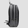 Мужской рюкзак черного-серого цвета из полиэстера Monsen (21430) - 4