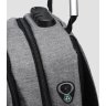 Мужской рюкзак черного-серого цвета из полиэстера Monsen (21430) - 5