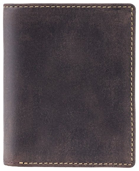 Мужское портмоне для купюр и карт из винтажной кожи темно-коричневого цвета Visconti Arrow 70659