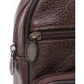 Сумка - рюкзак мужская через одно плечо коричневого цвета VINTAGE STYLE (14986) - 6