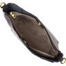 Женская сумка черного цвета из натуральной кожи с одной лямкой Vintage (2422109) - 4