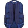 Темно-синий мужской рюкзак из текстиля под ноутбук Bagland (54159) - 3