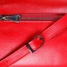 Красная женская сумка-кроссбоди из натуральной кожи на молнии KARYA (2420845) - 10