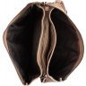 Женский клатч бежевого цвета из натуральной кожи на молнии Desisan (19195) - 5