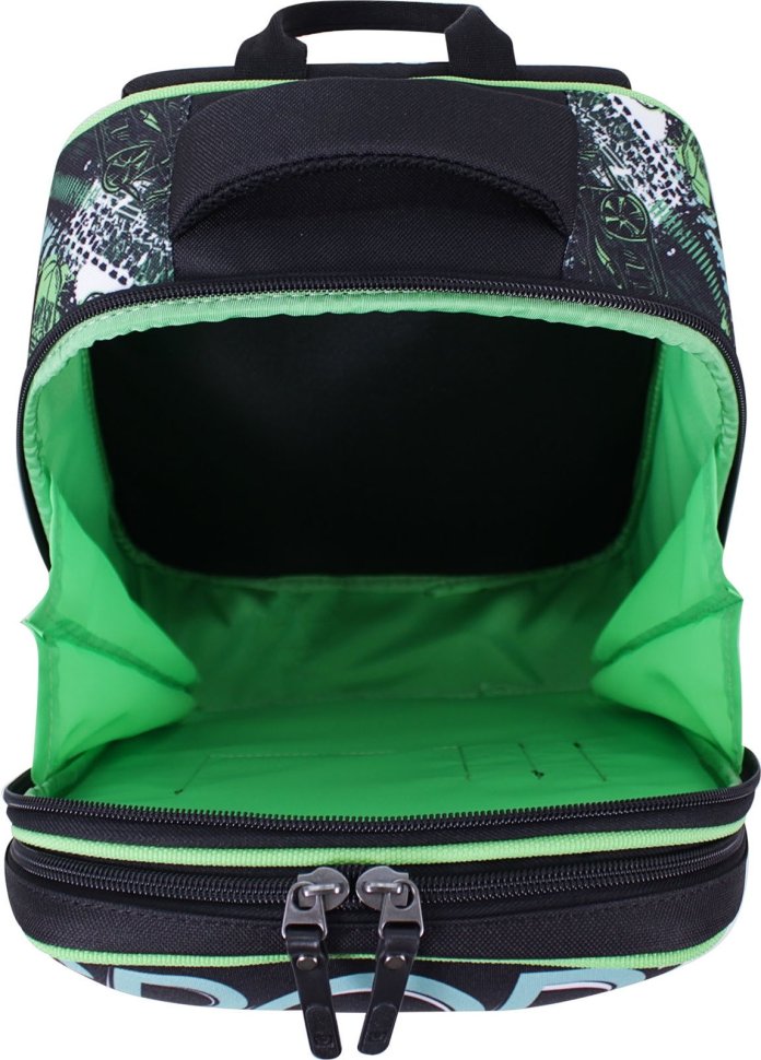Черный школьный рюкзак для мальчика из износостойкого текстиля Bagland (55359)