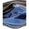 Вместительная мужская сумка мессенджер из фактурной кожи черного цвета VATTO (12000) - 8