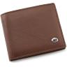 Стильный кошелек коричневого цвета на магните ST Leather (16523) - 1