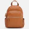 Маленький женский кожаный рюкзак коричневого цвета Keizer (59159) - 2