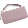Фирменный женский кошелек темно-розового цвета из прочной кожи ST Leather (15386) - 4