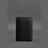 Кожаный блокнот (Софт-бук) в угольно-черном цвете с ручкой в комплекте - BlankNote (42060) - 6