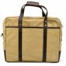 Текстильная светло-коричневая мужская сумка для ноутбука и документов TARWA (19931) - 4