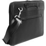 Черная кожаная сумка для ноутбука MacBook 13 Issa Hara (21158) - 4