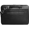 Черная кожаная сумка для ноутбука MacBook 13 Issa Hara (21158) - 2