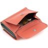 Розовый женский кошелек компактного размера из натуральной кожи ST Leather 1767260 - 4