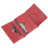 Красный кожаный кошелек маленького размера Grande Pelle (13009) - 6