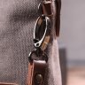 Серый мужской клатч из текстиля с запястным ремешком Vintage (2421259) - 9