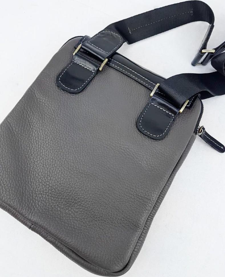 Повседневная мужская сумка планшет серого цвета VATTO (11703)