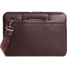 Коричневая кожаная сумка для ноутбука MacBook 13 Issa Hara (21157) - 1