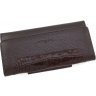 Кожаный женский кошелек коричневого цвета с двумя вместительными отделами Tony Bellucci (10870) - 3
