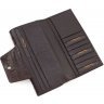 Кожаный женский кошелек коричневого цвета с двумя вместительными отделами Tony Bellucci (10870) - 5