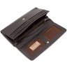 Кожаный женский кошелек коричневого цвета с двумя вместительными отделами Tony Bellucci (10870) - 7