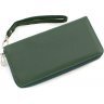 Темно-зеленый женский кошелек крупного размера из натуральной кожи ST Leather (14049) - 4