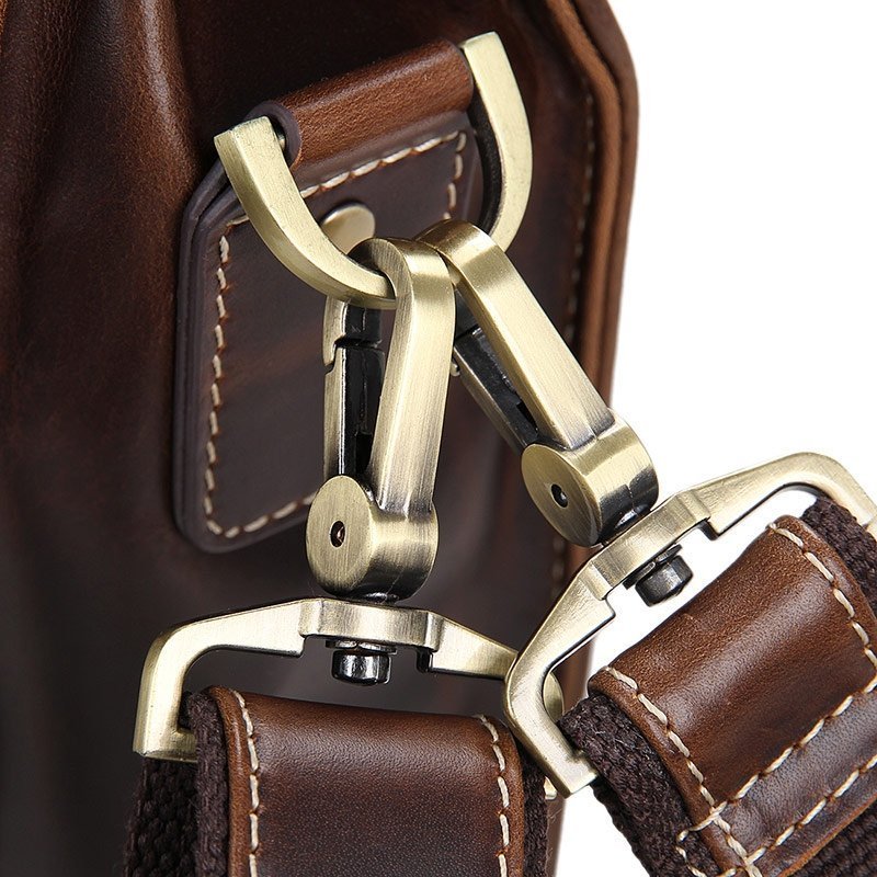 Деловой мужской кожаный портфель VINTAGE STYLE (14434)