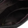 Горизонтальная мужская сумка на плечо из говяжьей кожи черного цвета Borsa Leather (15673) - 5