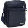 Синяя текстильная мужская сумка-планшет среднего размера Monsen (21897) - 1