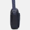 Синяя текстильная мужская сумка-планшет среднего размера Monsen (21897) - 4