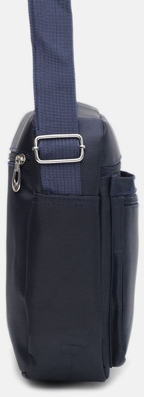Синяя текстильная мужская сумка-планшет среднего размера Monsen (21897)