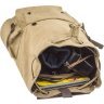 Універсальний рюкзак з текстилю кольору хакі Vintage (20073) - 2