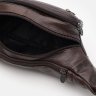 Мужская сумка на пояс из коричневой кожи Keizer (19417) - 4