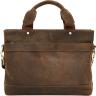 Мужская винтажная сумка коричневого цвета VATTO (11903) - 1