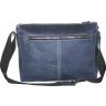 Наплечная мужская сумка мессенджер синего цвета VATTO (12003) - 3