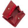 Красный кожаный кошелек ручной работы Grande Pelle (13021) - 6