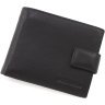 Горизонтальное мужское портмоне черного цвета под карточки и документы Marco Coverna 68662 - 1
