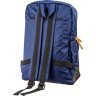 Вместительный нейлоновый рюкзак синего цвета Vintage (14821) - 2