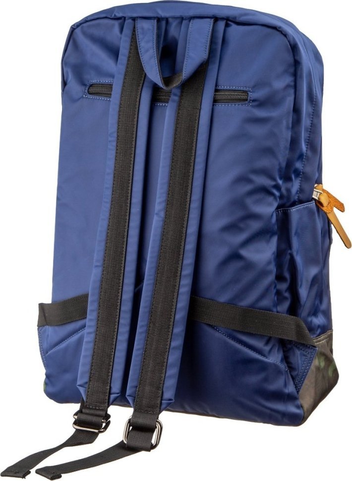 Вместительный нейлоновый рюкзак синего цвета Vintage (14821)