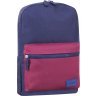 Темно-синий текстильный рюкзак большого размера Bagland (52763) - 1