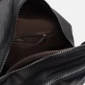 Стильный женский рюкзак среднего размера из черной кожи Keizer (21303) - 5