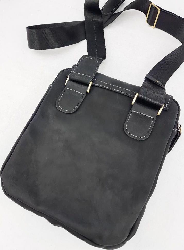 Компактная сумка вертикального типа из винтажной кожи Крейзи VATTO (11705)